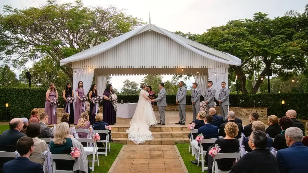 Wedding videography at Brisbane Golf Club